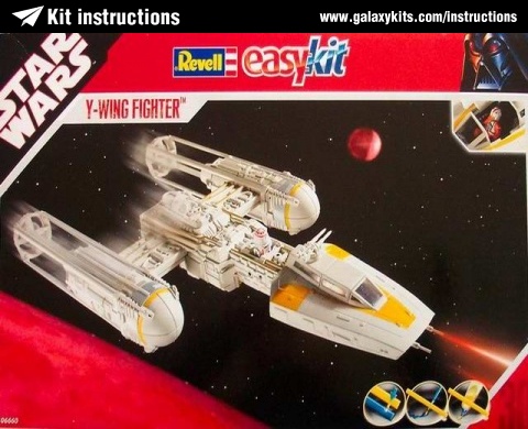Box cover for Revell Y-Wing Starfighter in 1:90 scale