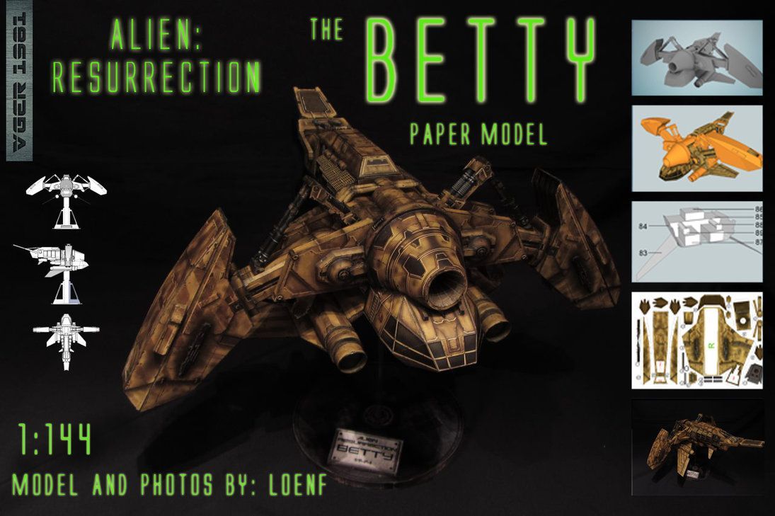 Betty – Alien:Resurrection / 1:144 / Vger1981